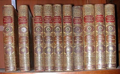 Lot 460 - [BINDINGS] BOSWELL, JAMES The Life of Samuel...