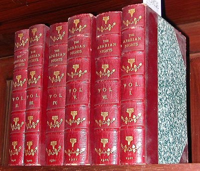 Lot 459 - [BINDINGS] The Arabian Nights Plates. 6 vols....