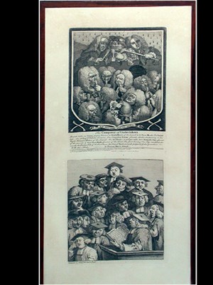 Lot 86 - William Hogarth CHARACTERS; THE POLITICIAN;...