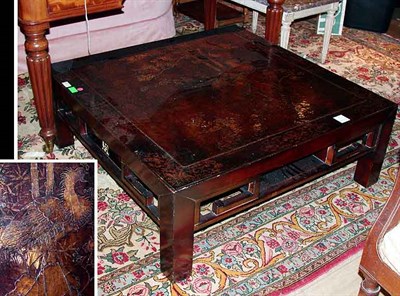 Lot 285 - Asian Style Lacquered Low Table