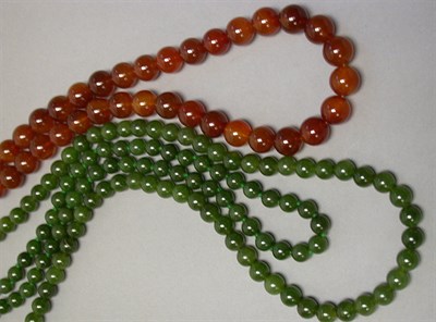 Lot 759 - Two Bead Necklaces