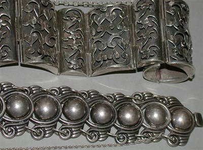Lot 752 - Two Mexican Bracelets
