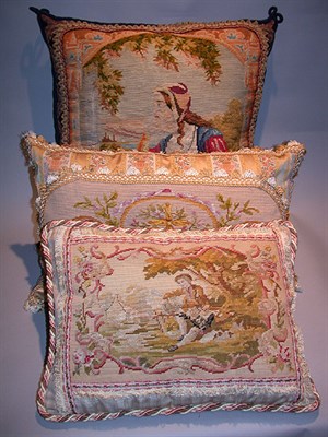 Lot 892 - Three Needlework Cushions