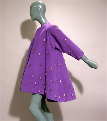 Lot 529 - Trigere Purple Swing Jacket