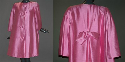 Lot 556 - Scassi Peppermint Pink Evening Coat