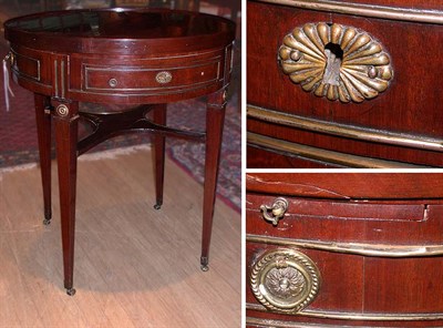 Lot 350 - Louis XVI Style Mahogany Bouillotte Table The...