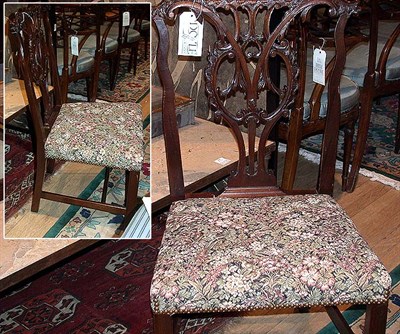 Lot 193 - Set of Six George III Style Mahogany Dining...