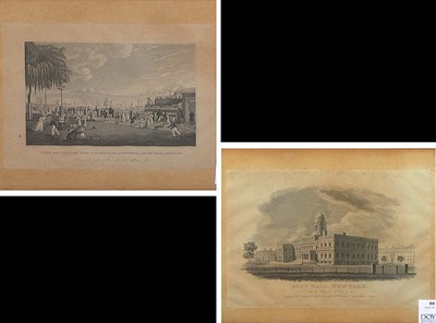 Lot 66 - After C. Burton VIEW OF THE BAY AND HARBOR OF...