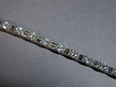 Lot 298 - Diamond Line Bracelet