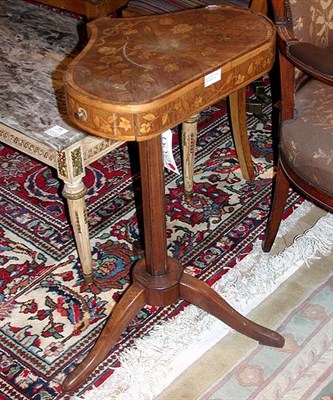 Lot 407 - Dutch Inlaid Mahogany Heart-Shaped Side Table