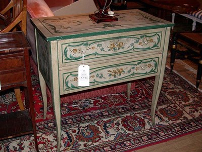 Lot 281 - Louis XV Style Painted Commode