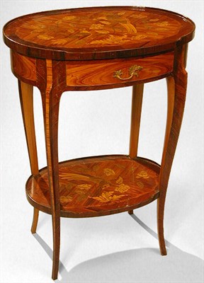Lot 287 - Louis XV Marquetry Inlaid Kingwood Gueridon...