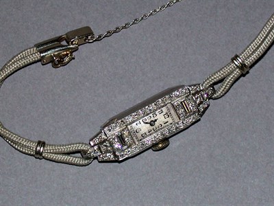 Lot 35 - Lady's Diamond Wristwatch