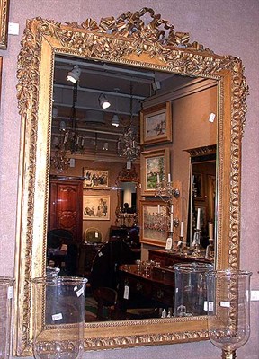 Lot 336 - Louis XVI Style Gilt-Wood Mirror