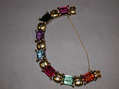 Lot 205 - Multicolored Stone Bracelet