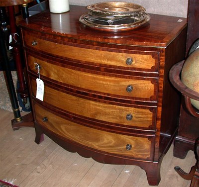Lot 346 - Georgian Style Mahogany and Satinwood...
