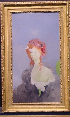 Lot 9 - Otto Bachmann Swiss, 1915-1996 WOMAN ADORNED...