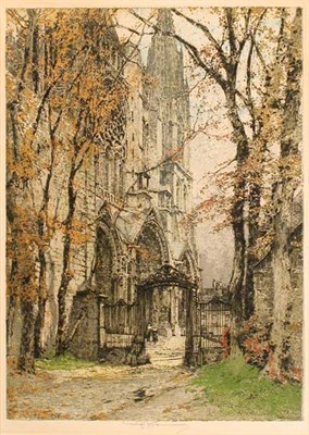 Lot 278 - Luigi Kasimir MUNICH; CHARTRES CATHEDRAL,...