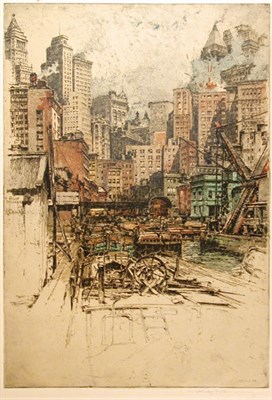 Lot 276 - Luigi Kasimir [DOCK SCENE ON NEW YORK SLIP];...