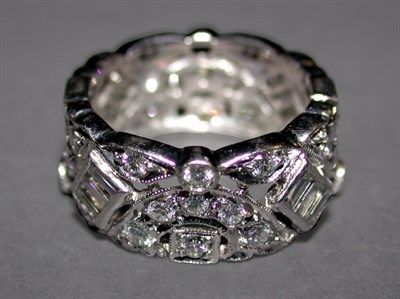 Lot 207 - Diamond Wedding Band