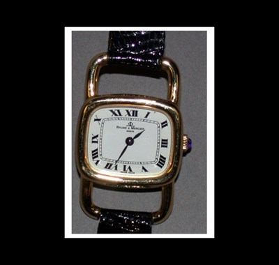 Lot 34 - Gold Driver's Wristwatch