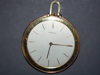 Lot 345 - Gold Openface Pocket Watch 18 kt. yellow gold,...