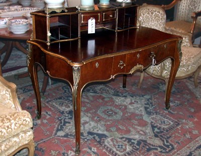 Lot 305 - Louis XV Style Partial Gilt Mahogany Desk