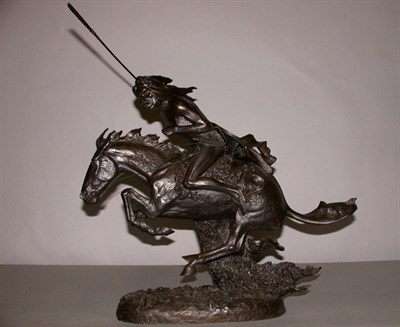 Lot 360 - Bronze Sculpture After Remington
