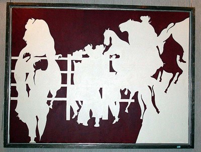 Lot 62 - Rodney Gladwell British, b.1928 RODEO Signed,...