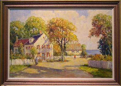 Lot 44 - F. H. McKay American, b.1880 ROAD TO THE COVE...