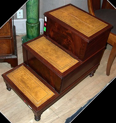 Lot 480 - Victorian Mahogany Bedsteps