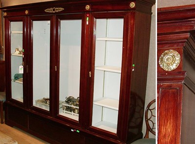Lot 316 - Empire Style Mahogany Bookcase