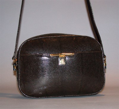 Lot 825 - Gucci Lizard Shoulder Bag