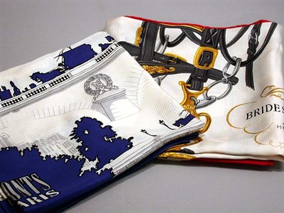 Lot 717 - Two Hermes Scarves