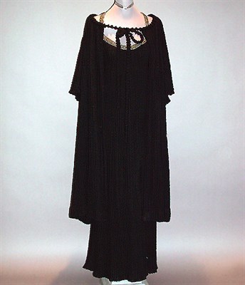Lot 657 - Missoni Black Sweater Dress with Capelet Coat