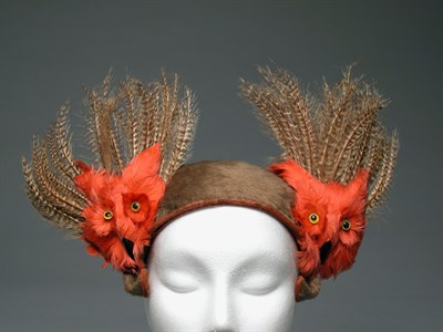 Lot 701 - Bes-Ben Surreal Owl hat