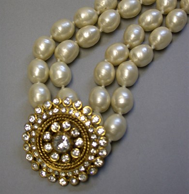 Lot 780 - Chanel Baroque Style Pearl Choker