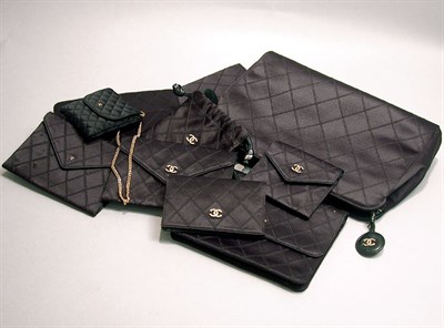 Lot 836 - Chanel Accessory Bag and Accessories