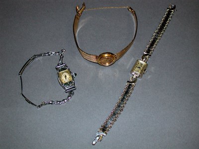 Lot 26 - Group of Three Lady's Wristwatches