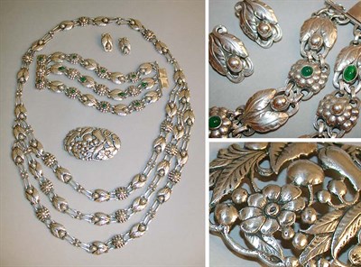Lot 145 - Suite of Silver Jewelry