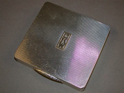 Lot 54 - Silver cigarette box.