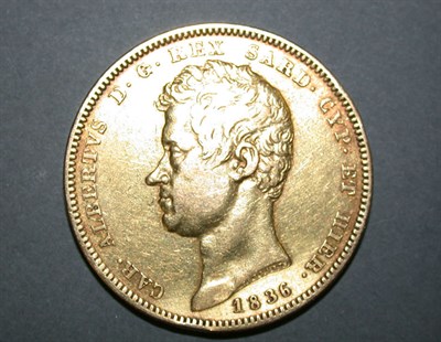 Lot 7 - One 1836 100 Lire Gold Coin