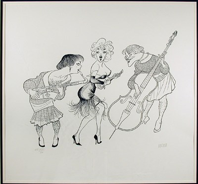 Lot 200 - Al Hirschfeld SOME LIKE IT HOT Lithograph,...