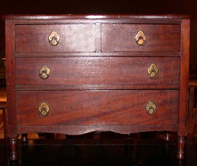Lot 142 - Louis XVI Style Mahogany Diminutive Commode
