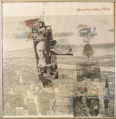 Lot 283 - Robert Rauschenberg SENATOR JAVITS POSTER (F....