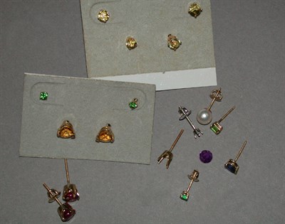 Lot 68 - Group of Assorted Stud Earrings