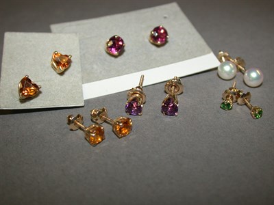 Lot 59 - Group of Assorted Stud Earrings