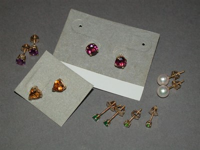 Lot 61 - Group of Assorted Stud Earrings