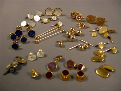 Lot 338 - Lot of Assorted Cufflinks and Shirt Studs