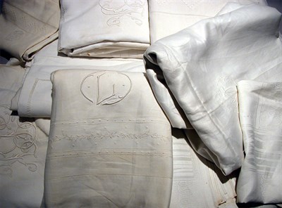 Lot 909 - Group of Drawnwork Linen